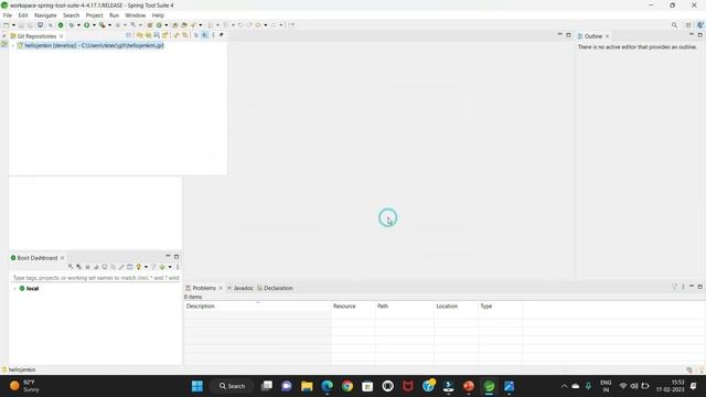 Jenkins Automation Part #2 | Creating Springboot application and push changes on git Repository смотреть онлайн