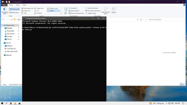 [Khóa học lập trình Python cơ bản] - Bài 2: Câu lệnh đầu tiên và chạy tệp python | BSV Coder смотреть онлайн