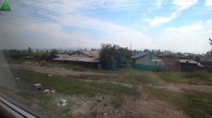 Из Улан-Удэ в Читу на поезде №322 Иркутск - Забайкальск. Вагон с китайцами. ЮРТВ 2018 #298