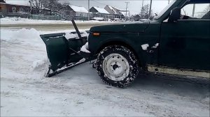 Подъёмник отвала на "Ниву" .