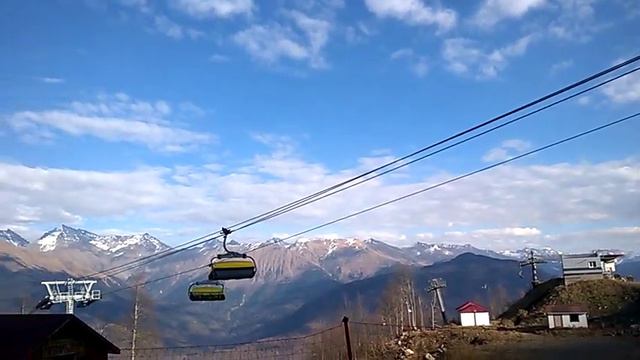 Роза Хутор.Канатная дорога.Ноябрь 2018 смотреть онлайн