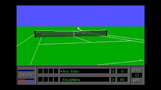 4D Sports Tennis for the PC (DOS) смотреть онлайн