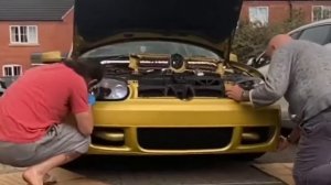 Replacing my old VW MK4 Golf GTI front bumper to the R32 style