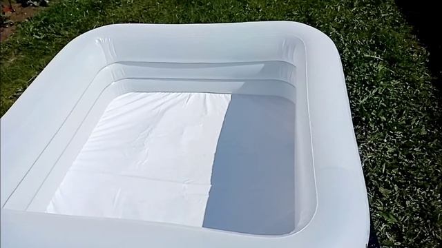 Надувной бассейн Intex. Как надуть бассейн Intex.
