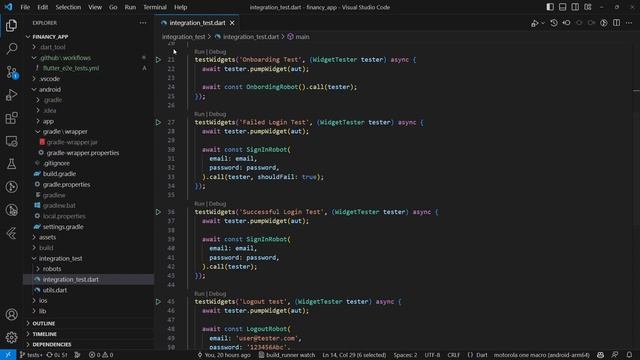 App Financeiro com Flutter: Github Actions / CI e Firebase Test Lab (EP43) смотреть онлайн