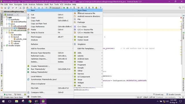 Custom Camera App using SurfaceView Tutorial Android Studio смотреть онлайн