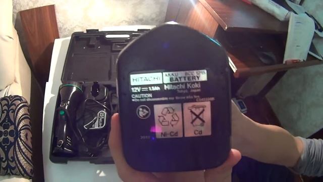 Шуруповерт Hitachi DS 12DVF3 смотреть онлайн