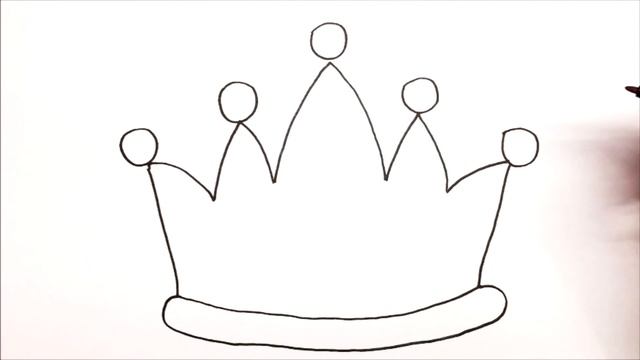Как нарисовать Корону | Сурет салу Корона | How to draw a Crown смотреть онлайн