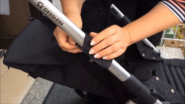 Umbau Gesslein Kinderwagen F4 zum Buggy смотреть онлайн