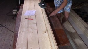 Подготовка столешницы к склеиванию. Кухня из массива за $165 своими руками!