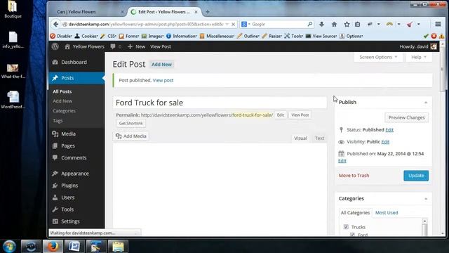 Complete WordPress Video Tutorial - 41 - Posts - Categories смотреть онлайн