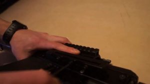 Установка бокового кронштейна на ласточкин хвост на Сайгу 20к Saiga 20