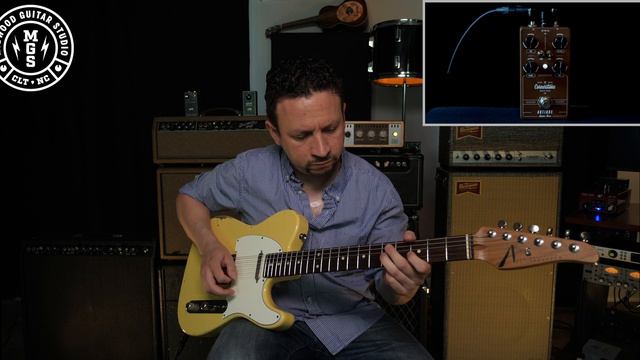 Cornerstone Gear Antique Overdrive Pedal Demo I Midwood Guitar Studio смотреть онлайн