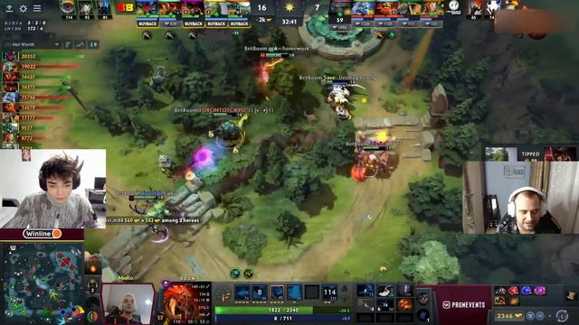 РОСТИК СМОТРИТ ПОТНУЮ 75 МИНУТНУЮ ИГРУ БЕТБУМ НА ТУРНИРЕ / BetBoom Team vs G2 Invictus Gaming смотреть онлайн