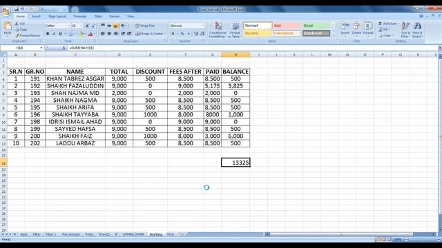 Excel Lesson 15 -Paste Link(Copying Cell value into different sheet of same Excel file) смотреть онлайн