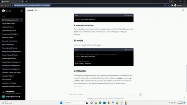 pip install esptool syntaxerror invalid syntax