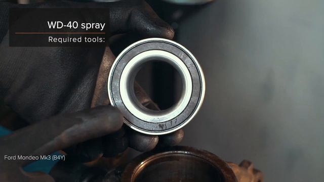 How to change front wheel bearing on FORD MONDEO MK3 Saloon [TUTORIAL AUTODOC] смотреть онлайн