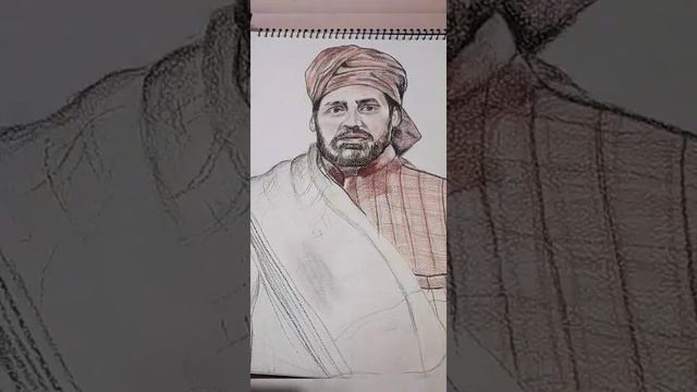 Pencil colour Sketch# Human portrait sketching# Pencil sketch// смотреть онлайн