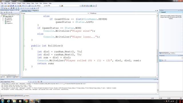 C# Programming 18 - Craps Game смотреть онлайн