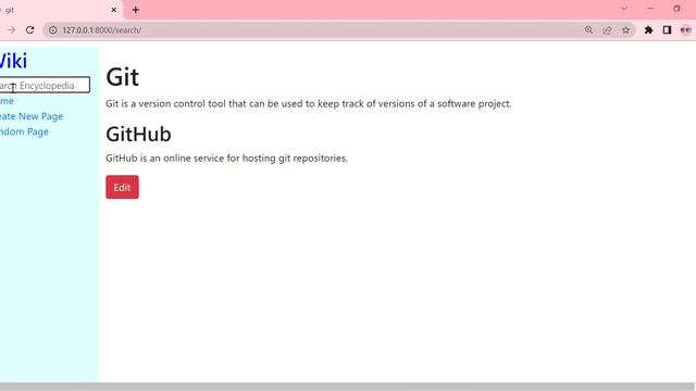 CS50 project-1 (wiki) смотреть онлайн
