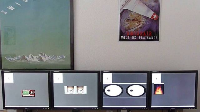 Four DisplayLink USB graphics adapters with udlfb and fbdev under Linux смотреть онлайн