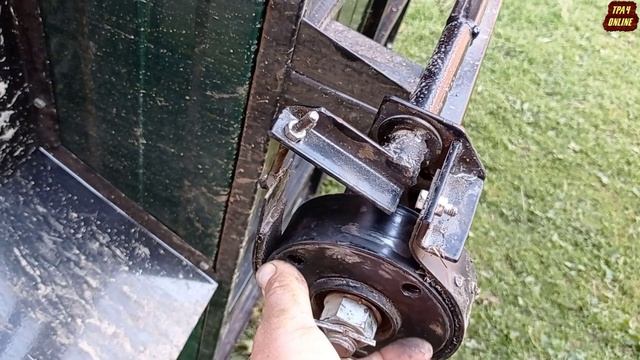 Тормозная система прицепа для мотоблока «Староконстантинов» смотреть онлайн
