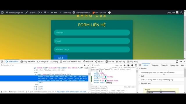 [CSS] Làm Màu Cho Contact Form7 ( Đổi nền, màu, viền, khoảng cách...) смотреть онлайн