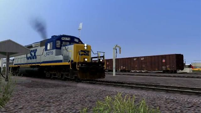 Railworks SOO Line scenario pack. CSX CP SD40-2 ES44AC смотреть онлайн