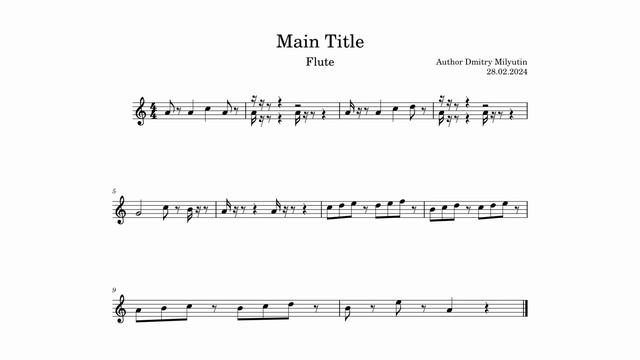Flute - Main Title смотреть онлайн