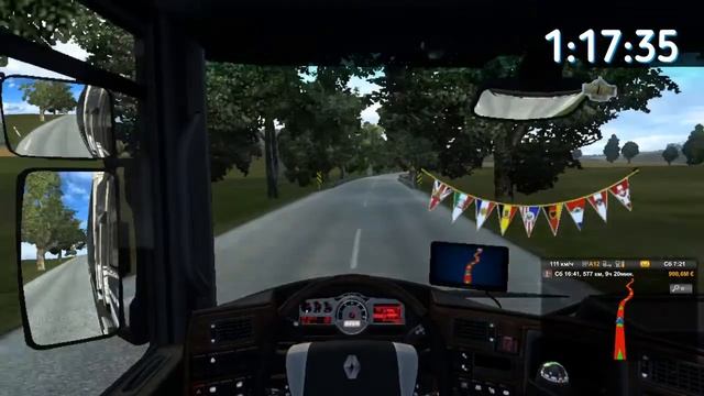 ЕТС 2 Катаем по сборке 14 карт на Renault Magnum BDF смотреть онлайн