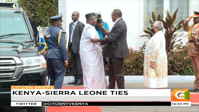 President Uhuru Kenyatta hosts visiting president Julius Maada Bio смотреть онлайн