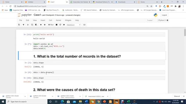 Learn Python by Case Studies (Practical Python Training: how to analyze causes of death) Part_1_3 смотреть онлайн