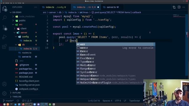 05 - Testing our Node=DB connection смотреть онлайн