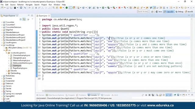 Java Regular Expressions Tutorial | Regular Expressions in Java | Edureka | Java Rewind - 1 смотреть онлайн