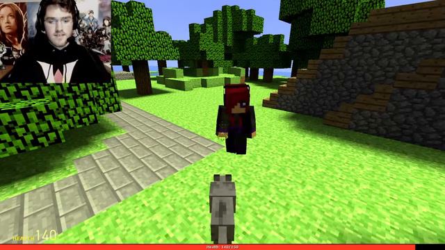 FUNNY MINECRAFT ROLEPLAY!! Gmod Minecraft Playermodel & Pills Mod Garry's Mod смотреть онлайн
