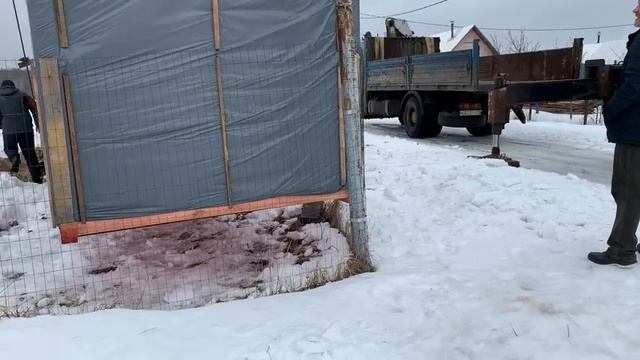 Разгрузка бани за 53 минуты! смотреть онлайн