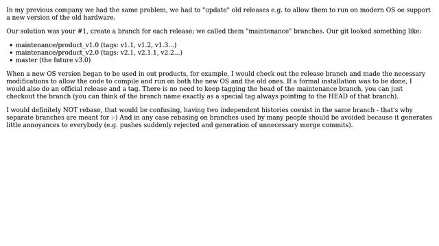 Using git, bringing old tagged releases up to date (3 Solutions!!) смотреть онлайн