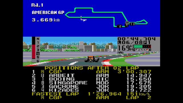Fastest 1 - Sega Mega Drive Gameplay смотреть онлайн