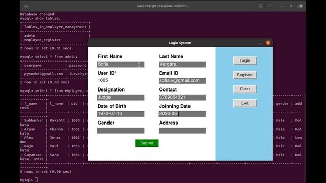 Face Recognition Login System using Python and MySQL | Tkinter Project | Machine Learning | PySeek смотреть онлайн