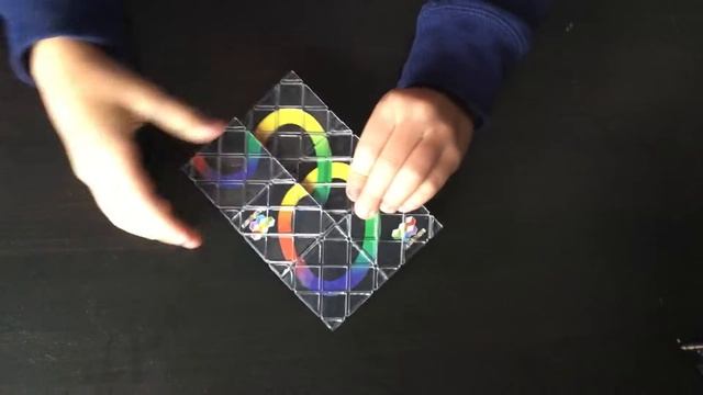 Speedsolving the LingAo Black 8 Panels 3 Rings Magic Folding Twisty Puzzle смотреть онлайн