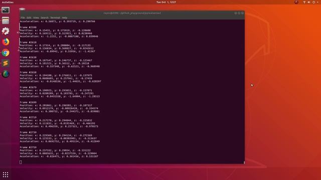 intel RealSence T265 on Ubuntu 18.04 Python3 Position Example смотреть онлайн