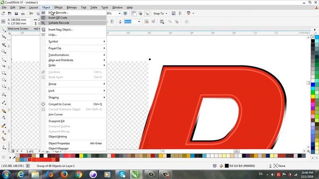CorelDraw Tutorial: Shiny Text Effect смотреть онлайн
