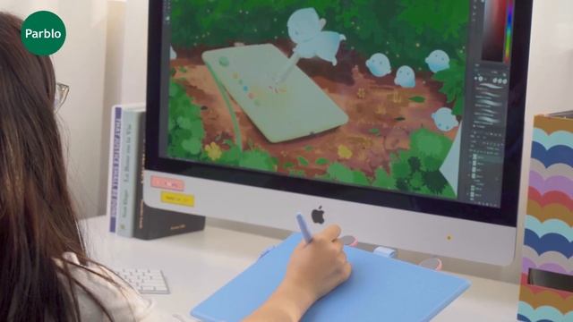Parblo Ninos N Series Drawing Tablet—Make your drawing infinite fun смотреть онлайн