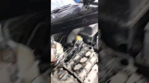 Замена цепи грм на 3-х цилиндровом двигателе с объём 1.2 Skoda Fabia