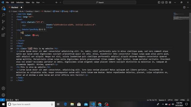 html class and id attributes | class & id difference |Tutorial #14 смотреть онлайн