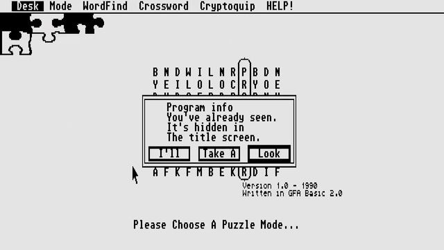 ATARI ST The Puzzle Processor by Don Neuendorf PD Disk E by Bad Boys + The Replicants REP PD05 смотреть онлайн
