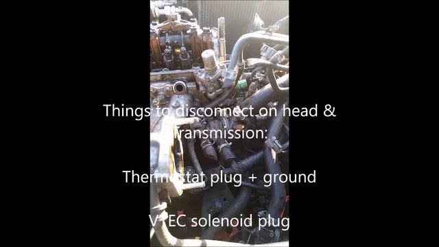 96-00 Honda Civic Engine Harness Removal D16Y8 смотреть онлайн