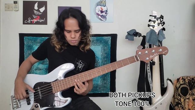 Bacchus Global Series WL5-ASH/RSM Bass Demo/Review - Bassist (Wafi)