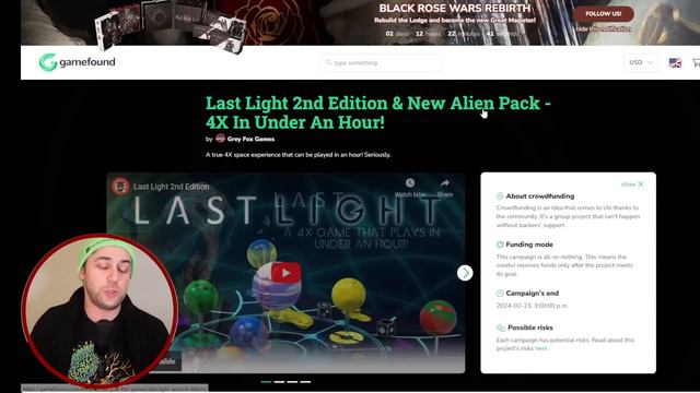 Crowdfunding Countdown (Ep 125) - Eve Online, Tokyo Highway, Last Light, Cryptic Nature, SoIaF, смотреть онлайн