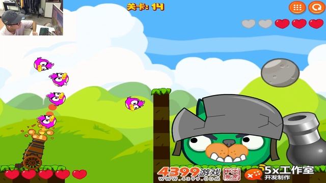 Angry Birds Collection Cannon 1 - SHOOT THE PIGGIES WHEN HE TRYING TO ESCAPE FROM HOLE! смотреть онлайн